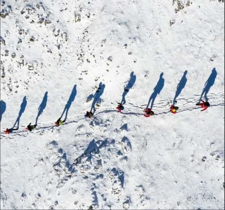 Vježba gorskog spašavanja u zimskim uslovima izvedena na lokalitetu Rapti na planini Prenj